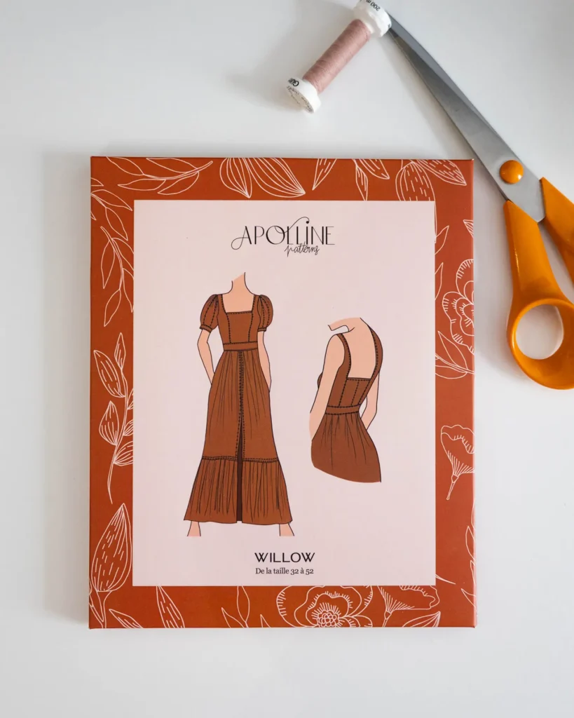 le patron pochette de la robe willow de apolline patterns