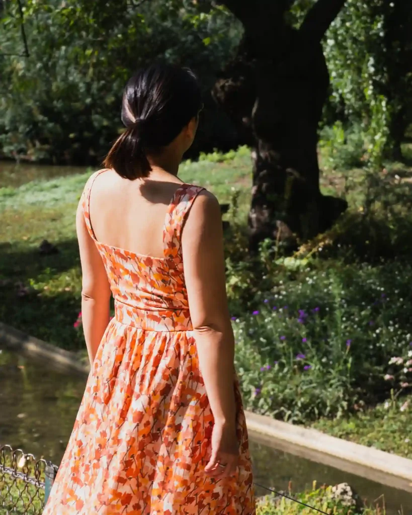 Robe Willow dos serré
