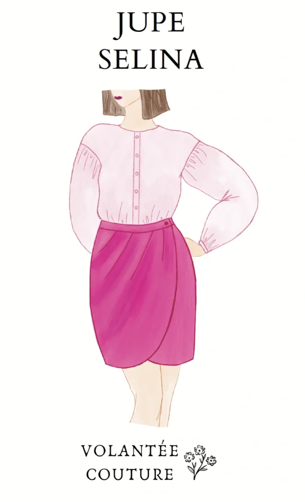 Le patron de la jupe Sélina de Volantée Couture